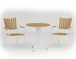 DaneLine Adam Cafébord - Nonwood - Ø70 cm - Hvid