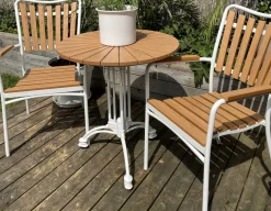 DaneLine Adam Cafésæt - Nonwood - Ø70 cm - Hvid