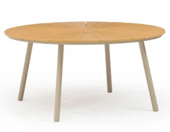 DaneLine Adam Havebord - Nonwood - Ø150 cm - Latte