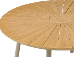 DaneLine Adam Havebord - Nonwood - Ø130 cm - Latte