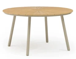 DaneLine Adam Havebord - Nonwood - Ø130 cm - Latte