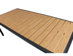 DaneLine Adam Havebord - Nonwood - 102x216 cm - Grå