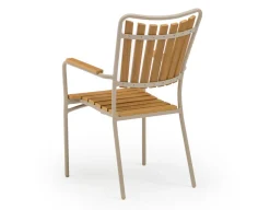 DaneLine Adam Havemøbelsæt - Nonwood - Ø130 cm - Latte