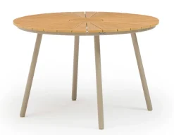 DaneLine Adam Havemøbelsæt - Nonwood - Ø110 cm - Latte