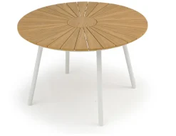DaneLine Adam Havemøbelsæt - Nonwood - Ø110 cm - Hvid