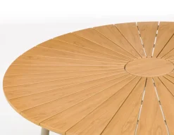 DaneLine Adam Havemøbelsæt - Nonwood - Ø150 cm - Latte
