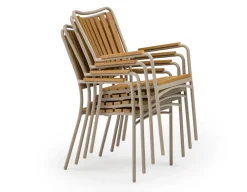 DaneLine Adam Havemøbelsæt - Nonwood - Ø150 cm - Latte