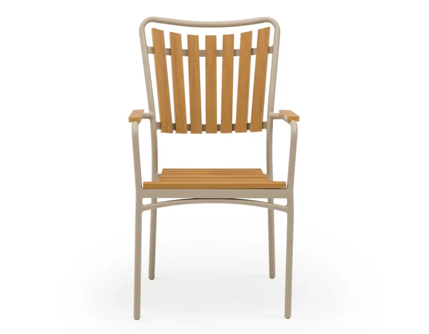DaneLine Adam Havemøbelsæt - Nonwood - Ø150 cm - Latte