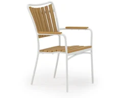 DaneLine Adam Havemøbelsæt - Nonwood - Ø150 cm - Hvid