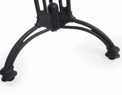 DaneLine Eva Teak Cafébord - Ø70 cm - Grå