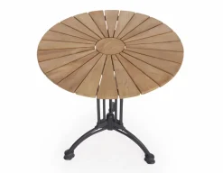 DaneLine Eva Teak Cafésæt - Ø70 cm - Grå