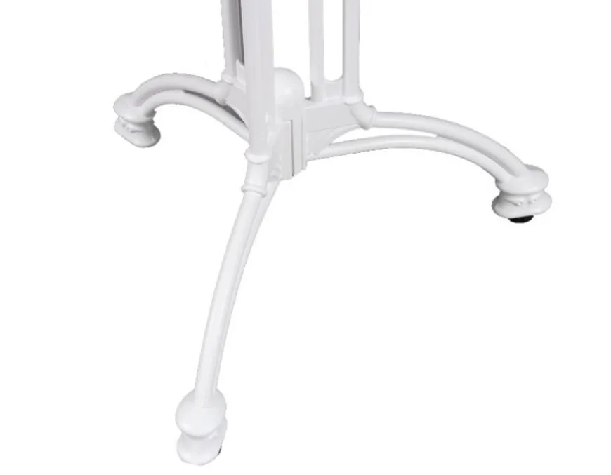 DaneLine Eva Teak Cafésæt - Ø70 cm - Hvid