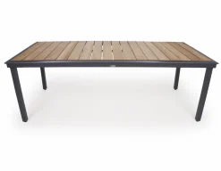 DaneLine Eva Teak Havebord - 102x219 cm - Grå
