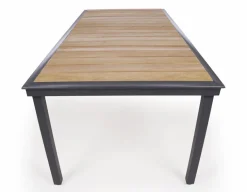 DaneLine Eva Teak Havebord - 102x219 cm - Grå