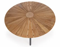 DaneLine Eva Teak Havemøbelsæt - Ø150 cm - Grå