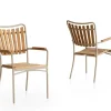 DaneLine Eva Teak Havemøbelsæt m/4 stole - 90x160 cm - Latte