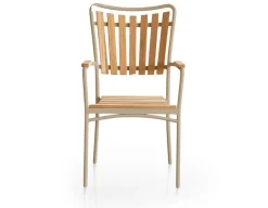 DaneLine Eva Teak Havemøbelsæt m/4 stole - 90x160 cm - Latte