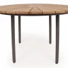 DaneLine Eva Teak Havemøbelsæt - Ø110 cm - Grå