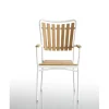 DaneLine Eva Teak Havemøbelsæt m/4 stole - 90x160 cm - Hvid
