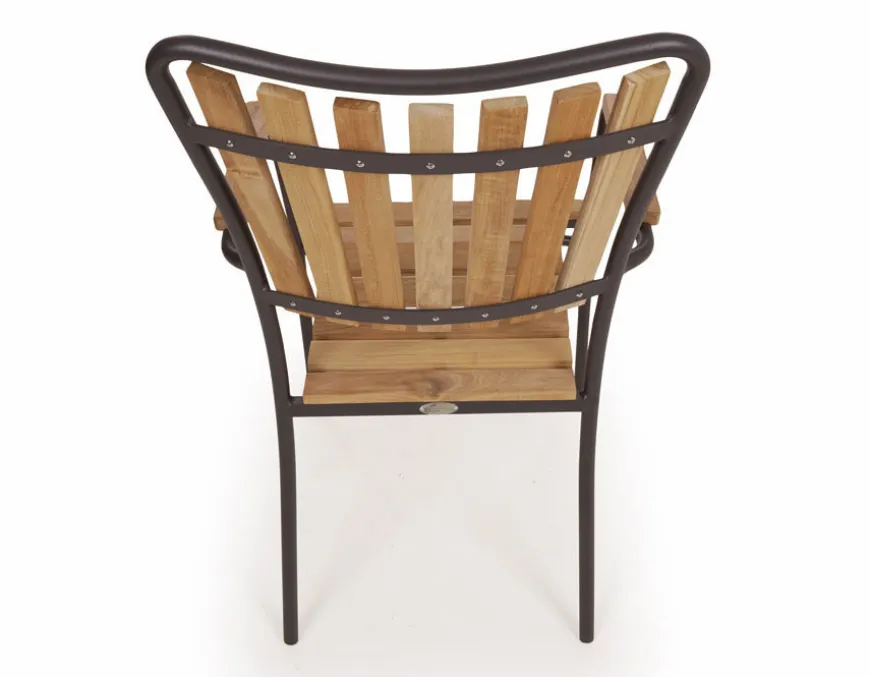 DaneLine Eva Teak Havemøbelsæt - Ø130 cm - Grå