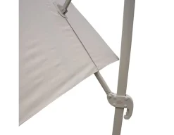 Ellen Hængeparasol 3x4 m - Gråhvid/Natur