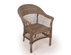 Enø Brun Havemøbelsæt - Ø 130 cm