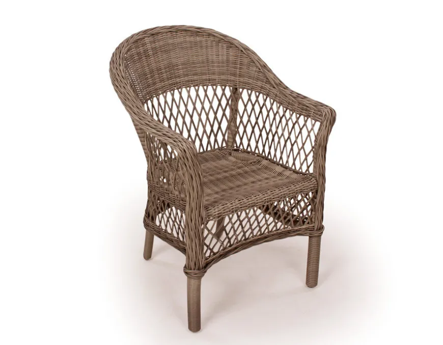 Enø Brun Havemøbelsæt - Ø 130 cm