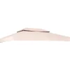 Extra tag til Luxus Pavillon 3x4 m - Hvid