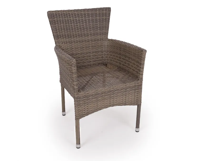 Fanø Cebu Keramik Havemøbelsæt - 90x195 cm - Dusty/Beige