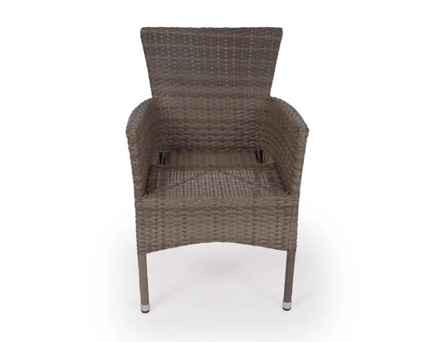Fanø Cebu Keramik Havemøbelsæt - 90x195 cm - Dusty/Beige