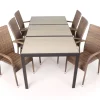 Fanø Geneve Keramik Havemøbelsæt - 90x195 cm - Dusty/beige