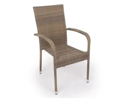 Fanø Geneve Keramik Havemøbelsæt - 90x195 cm - Dusty/beige