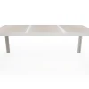 Fanø Geneve Keramik Havemøbelsæt - 90x195 cm - Lysgrå
