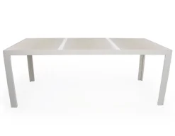 Fanø Geneve Keramik Havemøbelsæt - 90x195 cm - Lysgrå