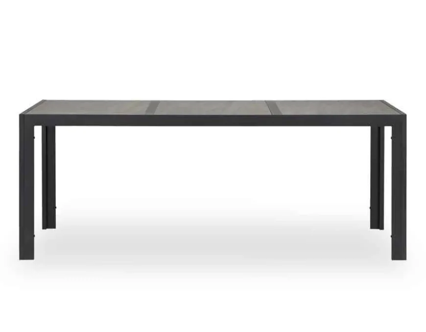 Fanø Keramik Havebord - 90x195 cm - Grå
