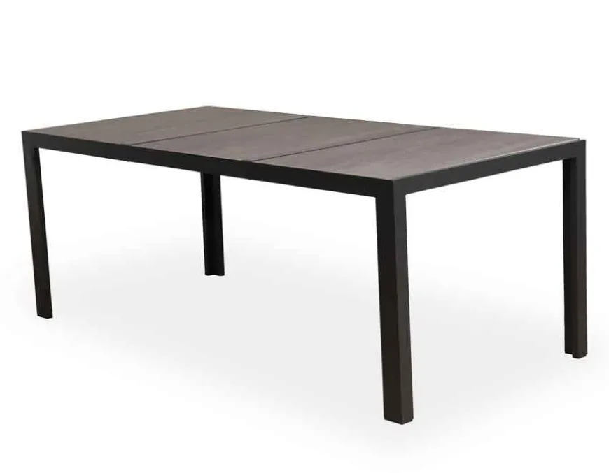 Fanø Keramik Havebord - 90x195 cm - Grå
