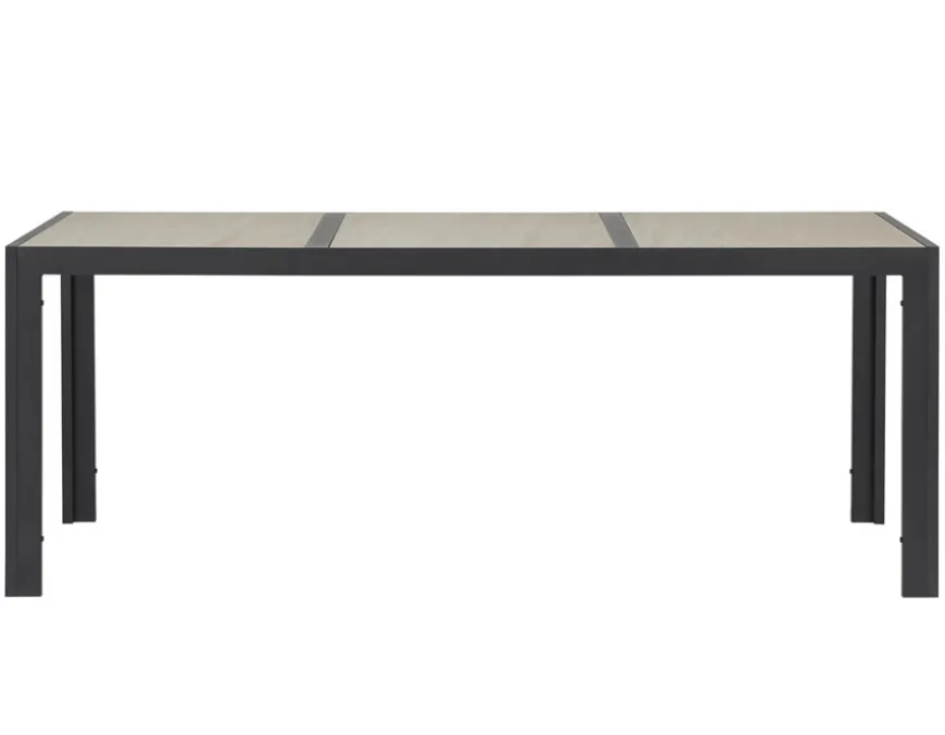 Fanø Keramik Havebord - 90x195 cm - Beige