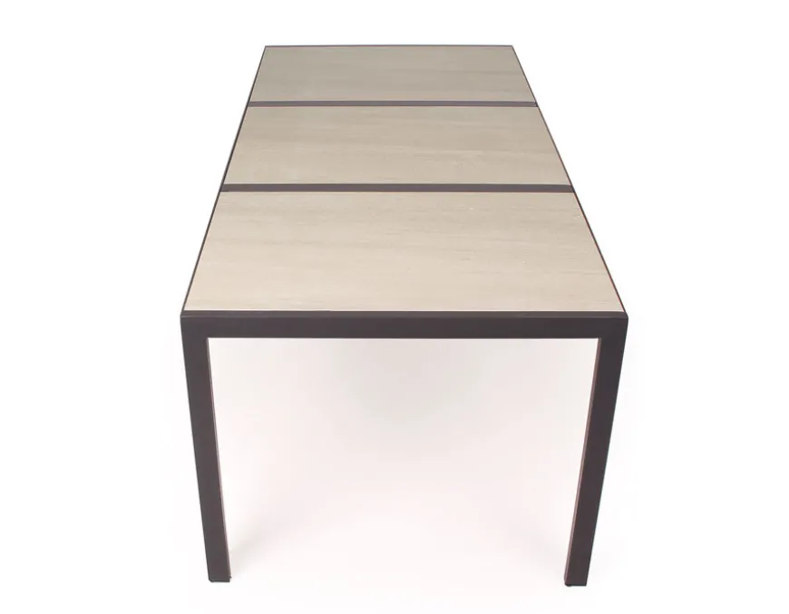 Fanø Keramik Havebord - 90x195 cm - Beige