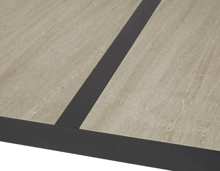 Fanø Keramik Havebord - 90x195 cm - Beige