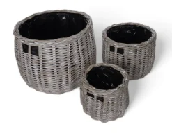 Fletkurv - Kubu Naturrattan - Ø32 cm