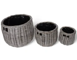 Fletkurv - Kubu Naturrattan - Ø32 cm