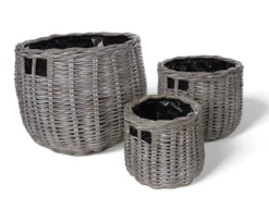 Fletkurv - Kubu Naturrattan - Ø32 cm