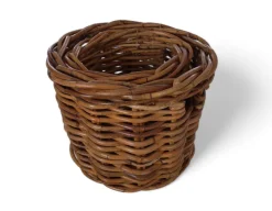 Fletkurv - Naturrattan - Ø:60 cm
