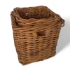 Fletkurv - Naturrattan - 52x52 cm