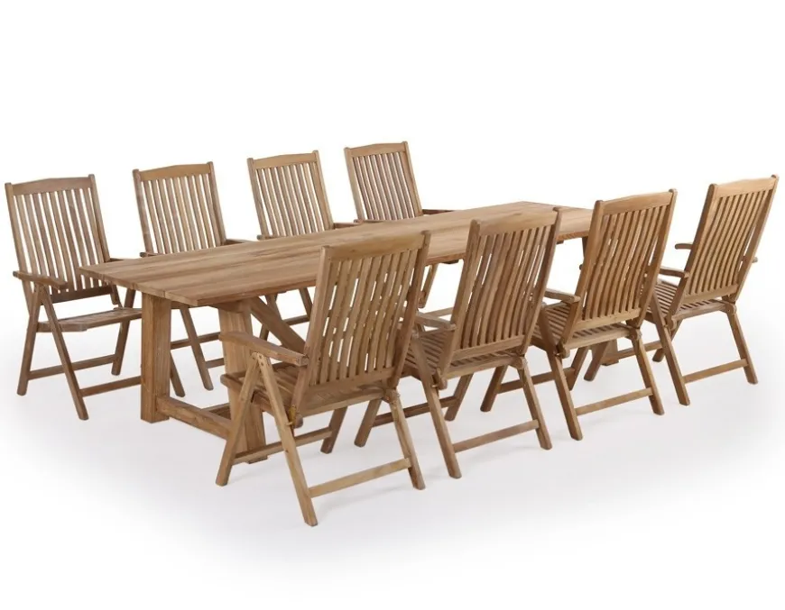 Hercules 290 Devon Teak Havemøbelsæt
