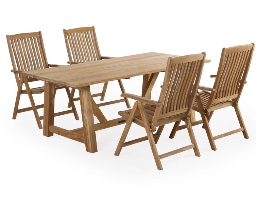Hercules 200 Devon Teak Havemøbelsæt