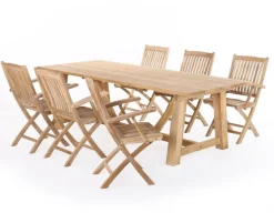 Hercules 246 Mia Teak Havemøbelsæt