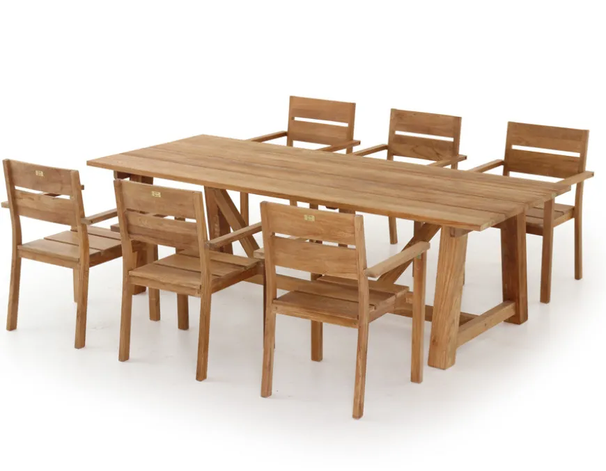 Hercules 246 Teak Havemøbelsæt