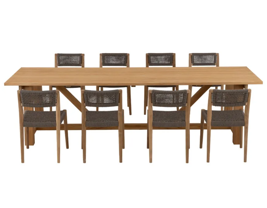 Hercules Alana Teak Havemøbelsæt - 100x290 cm