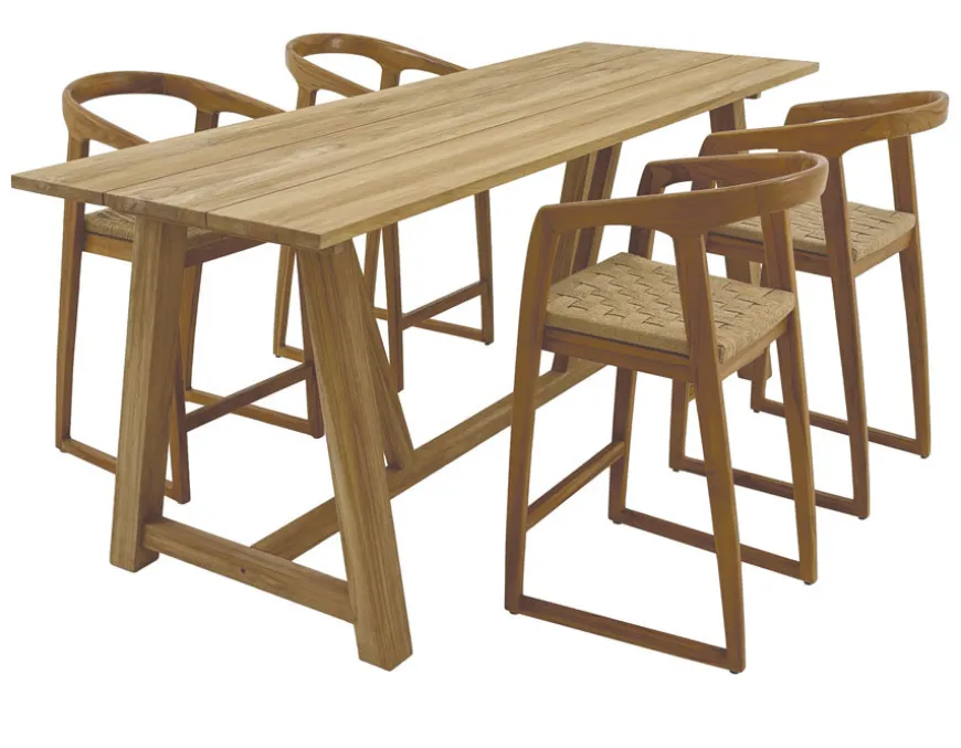 Hercules Teak Bar – 80x240 cm